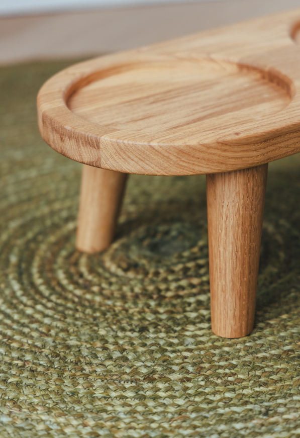 Support en bois pour gamelles