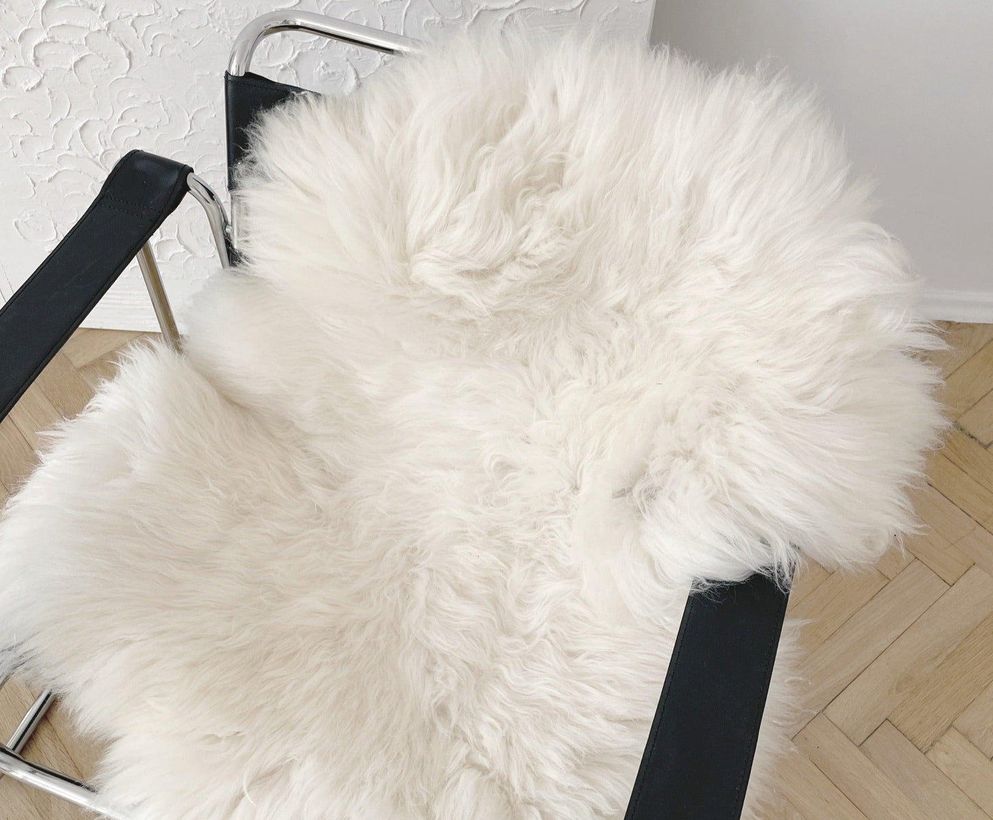 Tapis en peau de mouton naturelle