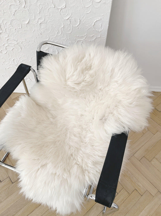 Tapis en peau de mouton naturelle